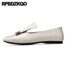 Дизайнерская обувь в британском стиле; роскошные женские лоферы; модель года; китайские шлепанцы; китайские Тапочки; туфли на плоской подошве с квадратным носком из натуральной кожи