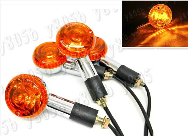 4x круглый поворотник для Honda Rebel CMX 250 CA125 450 Gold Wing GL1500 GL1800 SHADOW ACE VLX DLX MAGNA VF 750 |