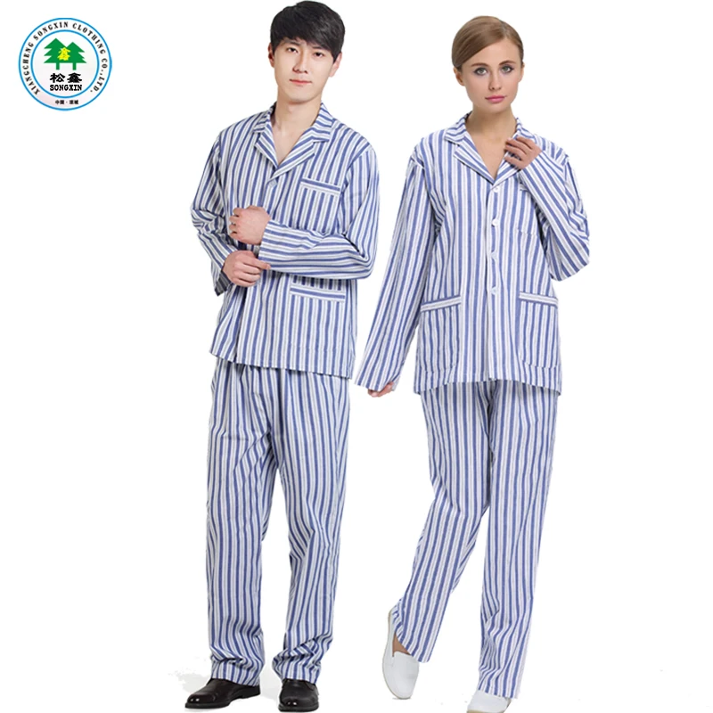 

Cotton Gown Cotton Patient Long Sleeved Patients Suit Gowns Clothes For Men And Women Wear