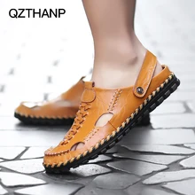 Сандалии ручной работы; Повседневная обувь; дышащие вентилируемые мужские сандалии; Homme D Ete; Мужская обувь; Молодежный тренд; zapatos hombre