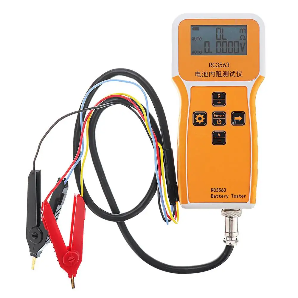 

Professional Battery Internal resistance Tester Digital LCD Display Four-wire Lithium Battery Internal Resistance Meter Various