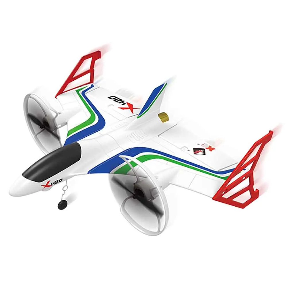 Новый Wltoys XK X420 RC самолет 2 4 г 3D/6 6CH 420 мм взлет посадка EPP аэробный пульт