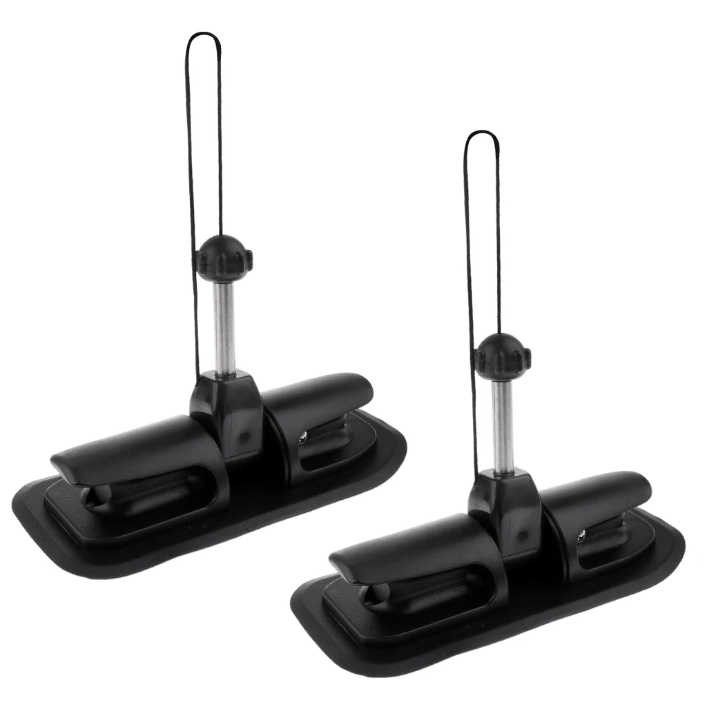 

2 Pieces Black PVC Inflatable Boat Oar Lock Patch Anchor Holder Canoe Kayak Accessories Boat Oar Lock Patch