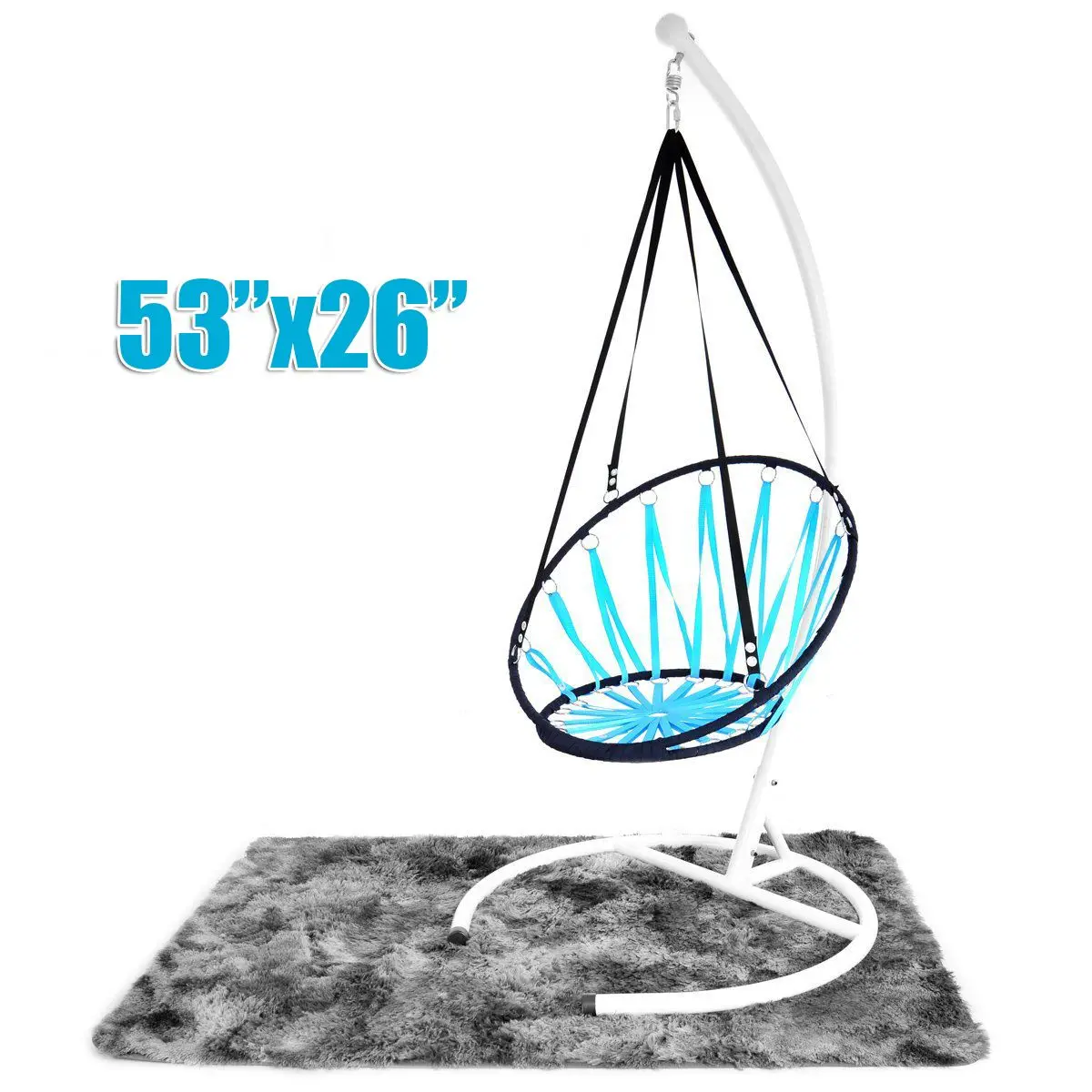 

Round Hammock Swing Hanging Chair Outdoor Indoor Furniture for Garden Dormitory Children Adult Comfortable Chair Hammock Bed