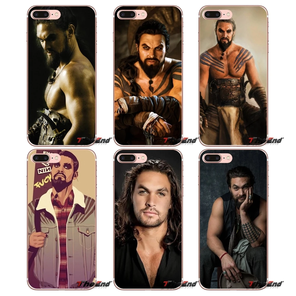 

For iPhone X 4 4S 5 5S 5C SE 6 6S 7 8 Plus Samsung Galaxy J1 J3 J5 J7 A3 A5 2016 2017 khal drogo Jason Momoa USA Soft Case