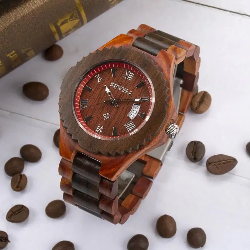

2018 Men Wooden Watches New Special Wood and Metal Design Top Brand Luxury Men Watch Clock Wristwatches relogio masculino