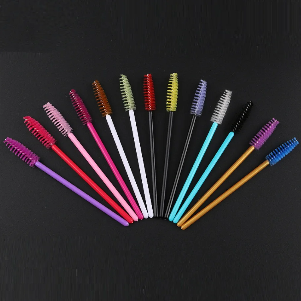 Disposable Eyelash Brush Comb Mascara Wands Eye Lashes Extension