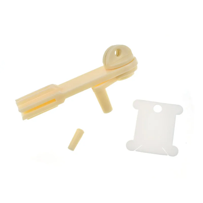 1 Piece String Winder With 30pcs Embroidery Floss Plastic Thread Bobbins Floss for Storage Holder Winding Stitch Wound DIY Craft (9)