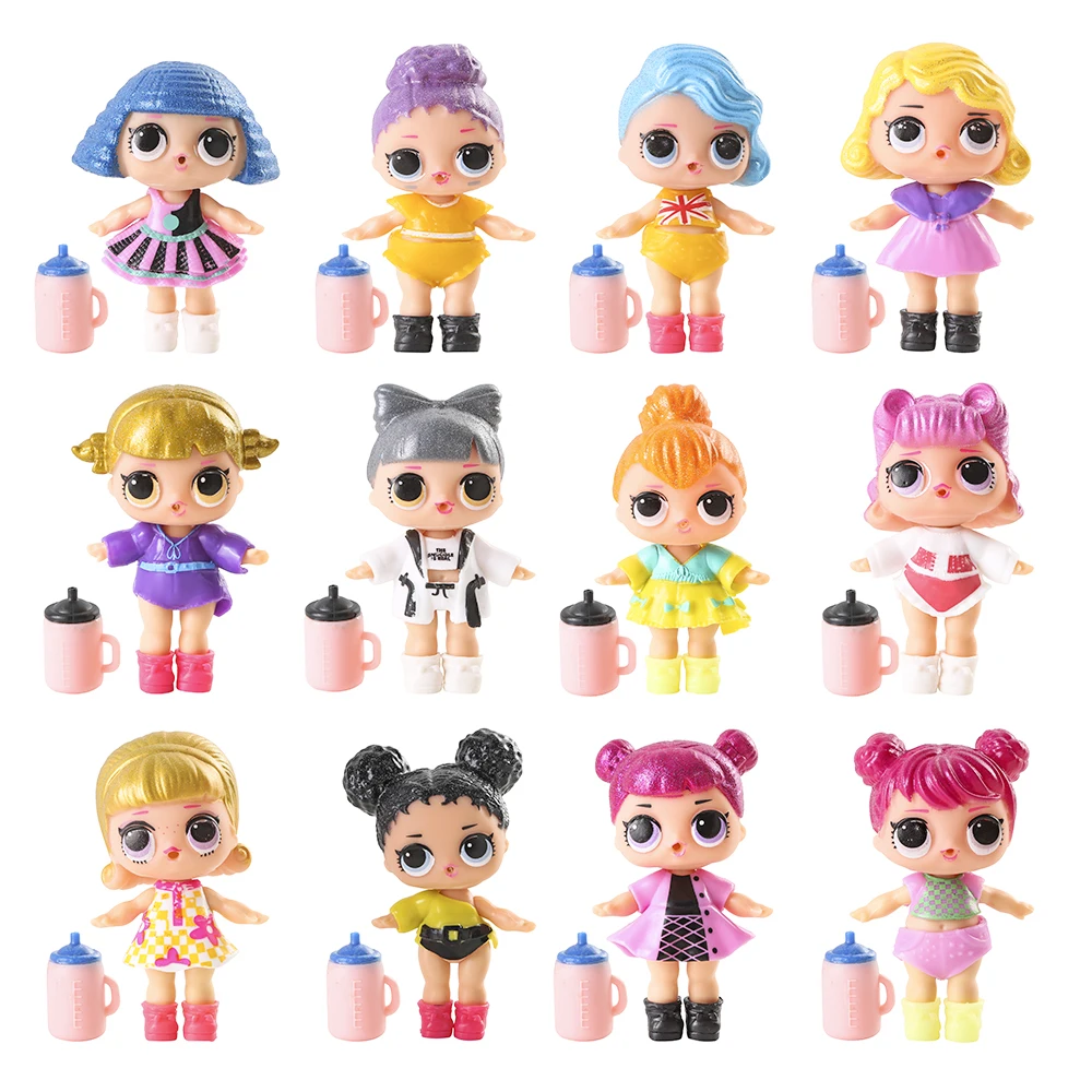 

12color doll DIY wear clothes Bottle Girl for loles Action Figure Toys Kids Gift doll