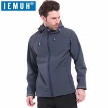 IEMUH уличная мягкая оболочка флисовая куртка для мужчин Polartec Спортивная термальная Охота походные спортивные куртки ветрозащитные теплые зимние кемпинга