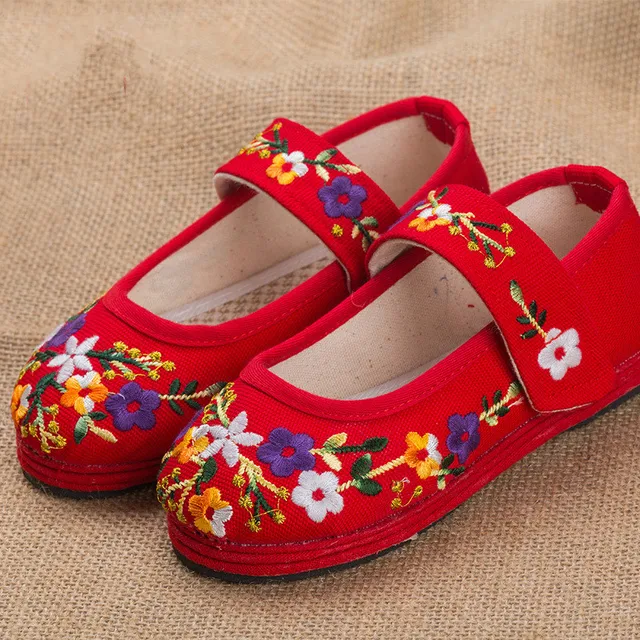 Clogs In Embroidered Cottonamp; Sneaker Girls Shoes Linen Kids From Old Sandals Mother Cute PikXZu