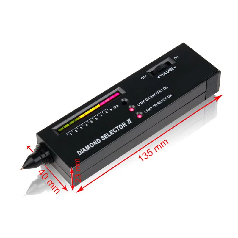 Diamond Identification Instrument Thermal Conductivity Meter Crystal Jade Hardness Test Pen Gem True and False Identification