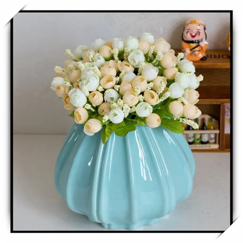 5 шт./лот 15 головок искусственные цветы домашний декор Весенняя жемчужная