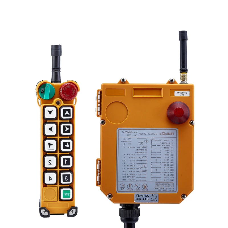

F24-10S for hoist crane 1 transmitter and 1 receiver industrial wireless redio remote control switch switches