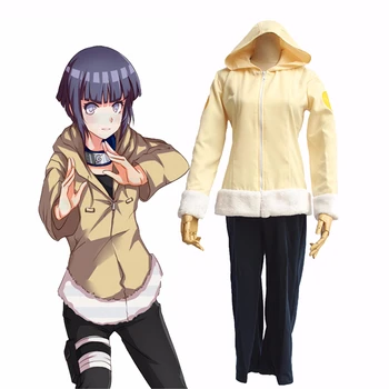 

Anime Naruto Hinata Hyuga 1nd Generation Cosplay Costume Women Full Set Halloween Party Costume Jacket Pants