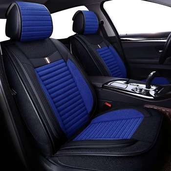 

New Auto automobiles Flax-leather car seat cover For kia ceed kia rio 3 spectra kia sportage 3 picanto cerato rio k2 auto seats