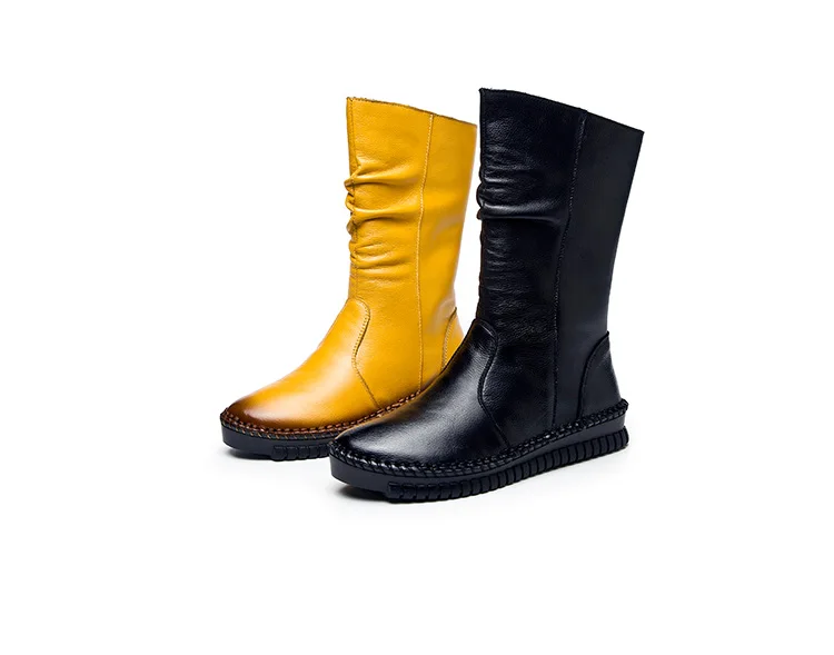 GKTINOO/ г., женские ботинки осенние кожаные ботинки ручной работы на плоской подошве в стиле ретро обувь на плоской подошве женские ботинки из натуральной кожи