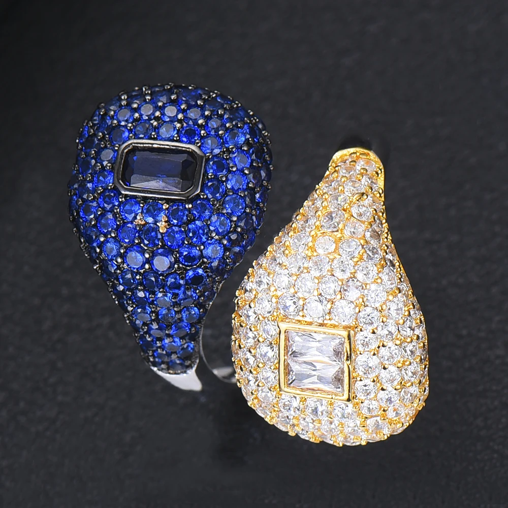 GODKI Monaco, дизайнерские Роскошные стекируемые кольца-чокер для женщин, свадебные с кубическим цирконом, обручальные, Дубай, американские, свадебные кольца на палец