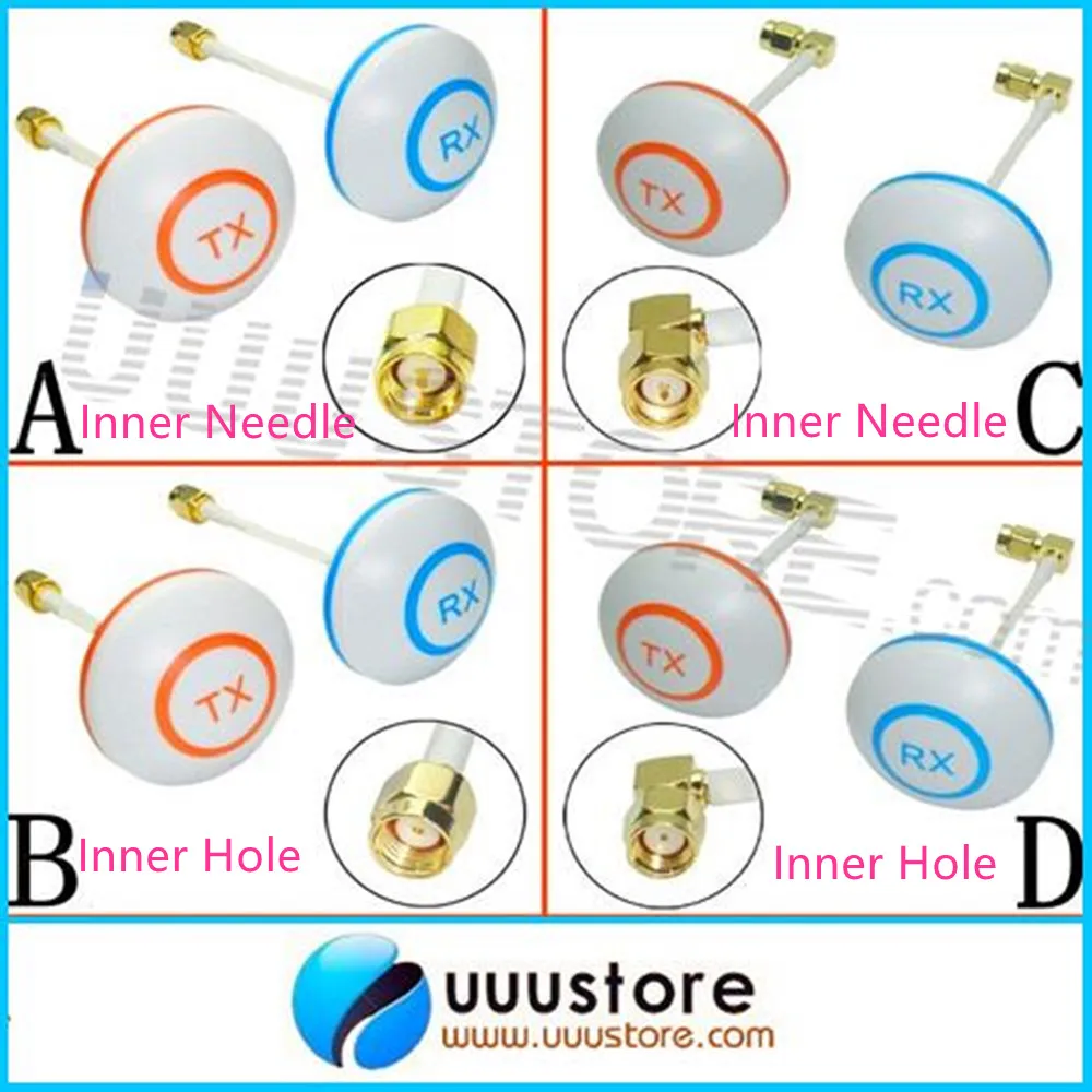 

2 шт., внутреннее отверстие SMA для антенны 5,8 ГГц