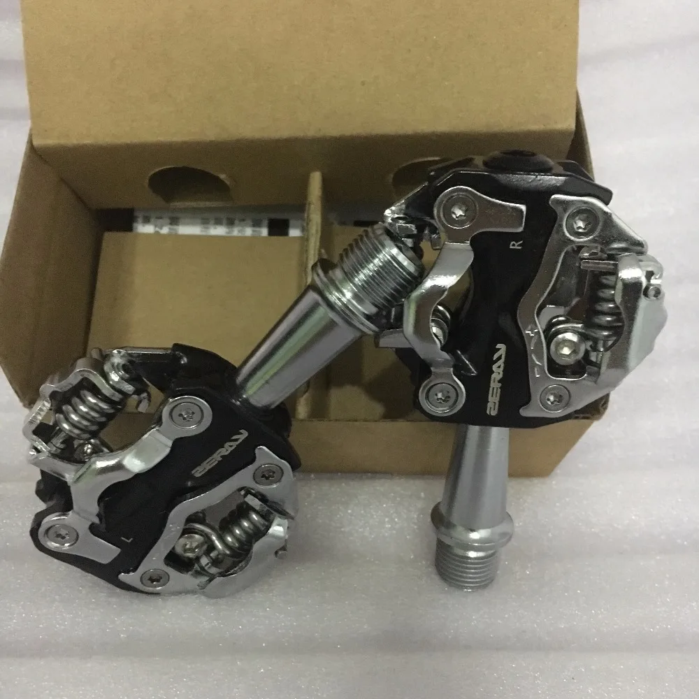melhor ZERAY ZP 108S Cycling Road Bike MTB Clipless Pedal Auto bloqueio Pedais Da Bicicleta Peças Pedais SPD Compatível