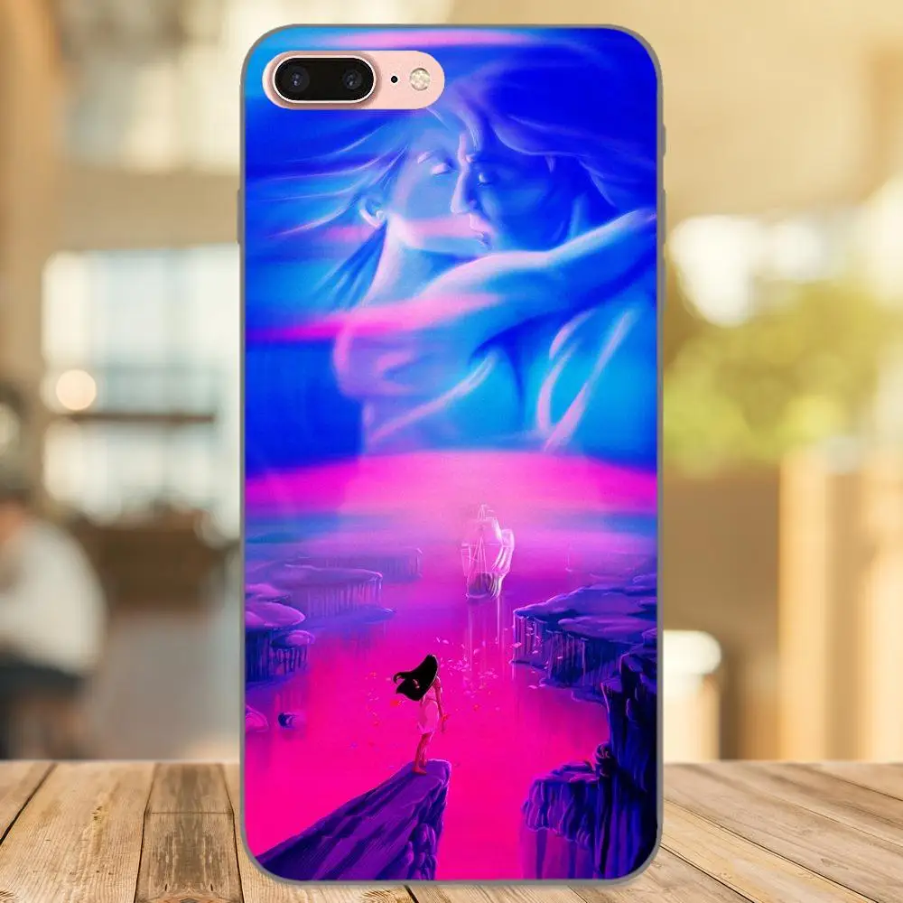 Для Apple iPhone 4 4S 5 5S SE 6 6S 7 8 Plus X XS Max XR TPU чехол для мобильного телефона Pocahontas