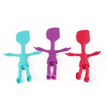 Adsorptive Human Shape Silicone Spatula for Baking Pastry Cake Cream Smoother Kitchenaid Kitchen Aid Free Shipping