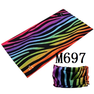 M671-730 Спорт Бандана для мотоцикла, велосипеда шарф повязка на голову различные тюрбан капюшон Волшебная Вуаль головной платок многофункциональный Спорт - Цвет: M697