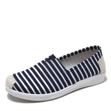 Тканевая обувь в Пекинском стиле; Женская парусиновая обувь; сезон весна-осень; обувь без застежки; повседневная обувь на плоской подошве в национальном стиле