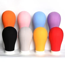 Plussign 2" подушечка из ткани манекен головной парик делая дисплей Стайлинг головы с общим размером крепление отверстие с свободными t-шпильками