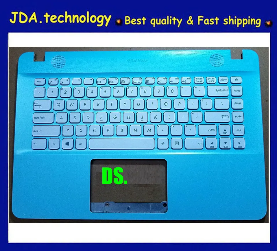 Wellendorf 96% /org палмрест Топ чехол для ASUS X441S A441U A441N X441N X441U R414U F414U США Клавиатура рамка верхняя крышка, синий