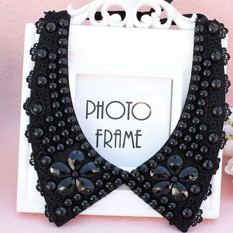 Collar Statement Necklace Big Mix Acrylic Stones and Ribbon Chokers Jewelry22