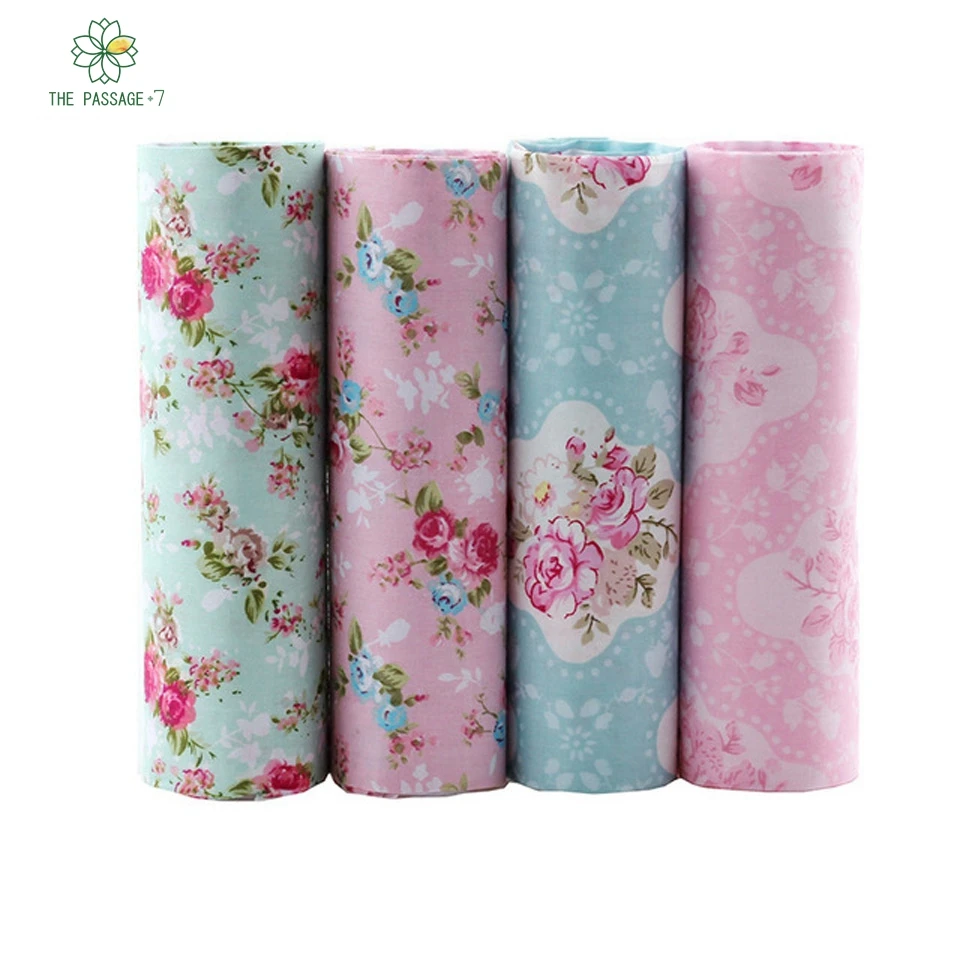 Printed Flower Quilting fabric meter cotton garden flowers series kids