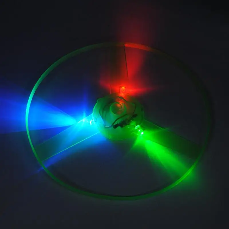 面白い屋外おもちゃブーメランフライングソーサーヘリコプタースピンディスク飛行 Led おもちゃ Led Toys Toy Ledled Helicopter Flying Toy Aliexpress