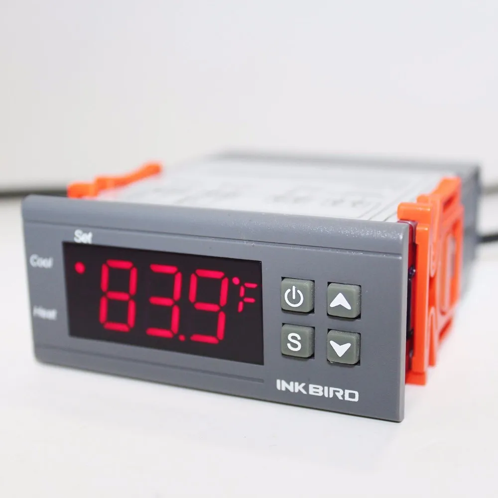 Inkbird 1000 220v Универсальный цифровой регулятор температуры ITC-термостат с датчиком нагревателя термостат вентилятор
