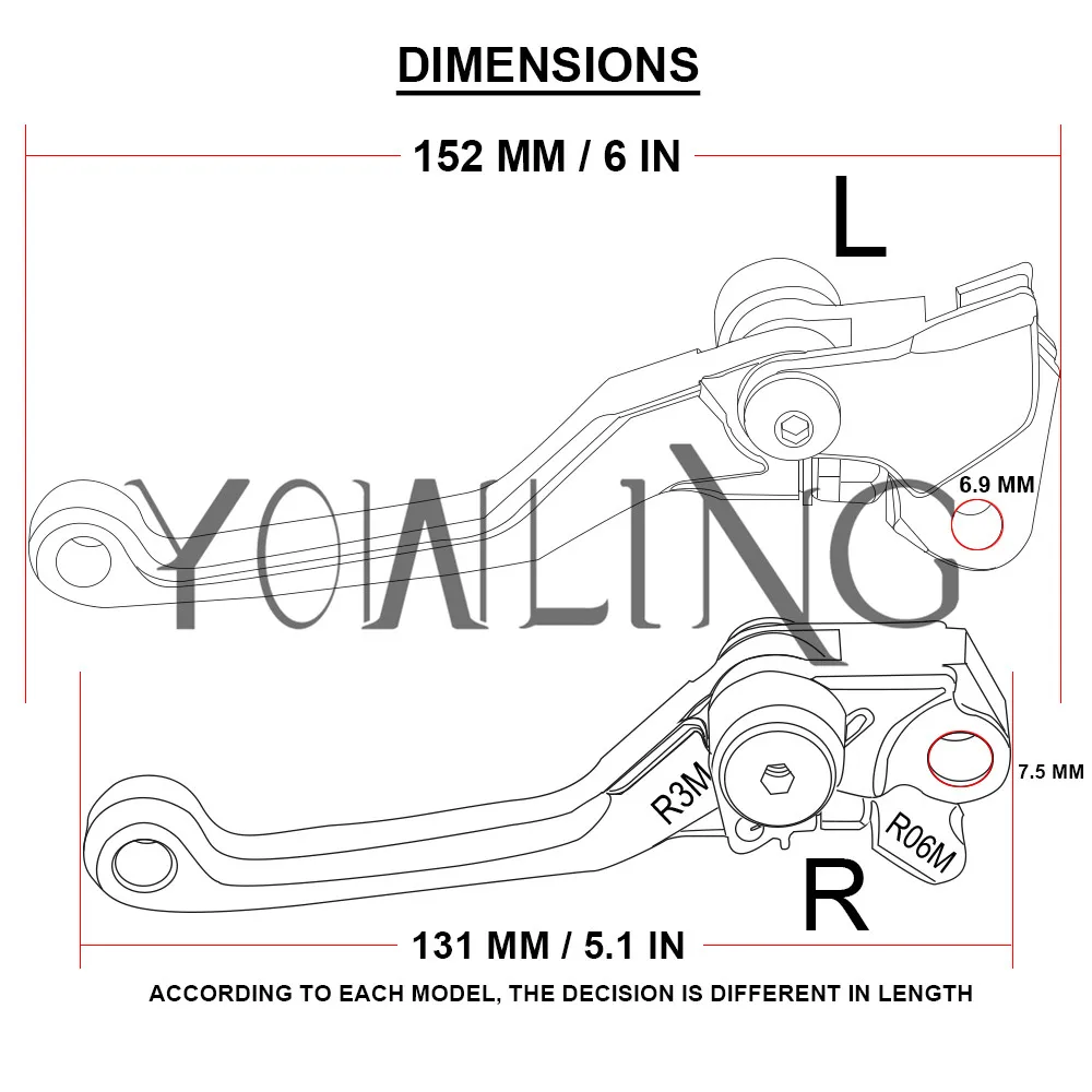 Motocross Pit Dirt Bike Brake Clutch Lever Handle For yamaha WR250R/X WR250x WR250 WR250R 2007 - 2016 Pivot Brake Clutch Levers Motocross Pit Dirt Bike Brake Clutch Lever Handle For yamaha WR250R/X WR250x WR250 WR250R 2007 - 2016 Pivot Brake Clutch Levers