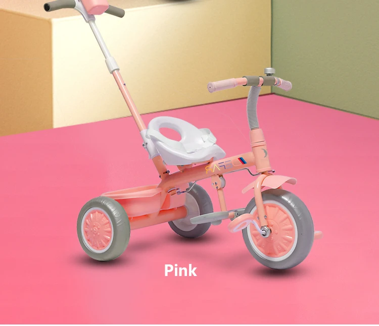 Детские блестящие детский трехколёсный велосипед ездить на машинках детский велосипед игрушки для катания пены три колеса регулируемое
