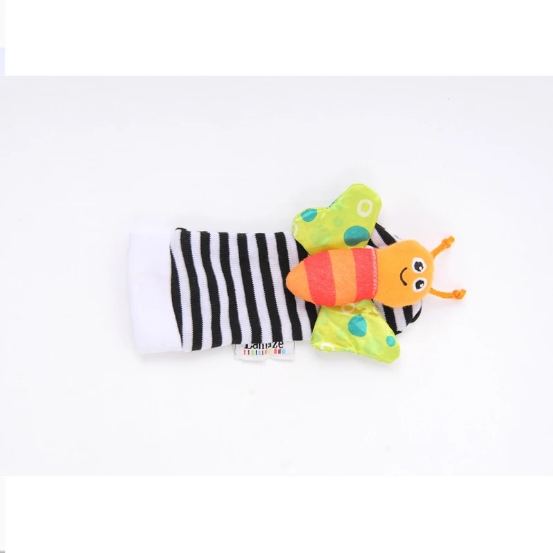 Shujin детские игрушки, детские погремушки игрушки, носки с животными, ремешок на запястье с детскими носками, ремешок на запястье, мультяшный образовательный подарок