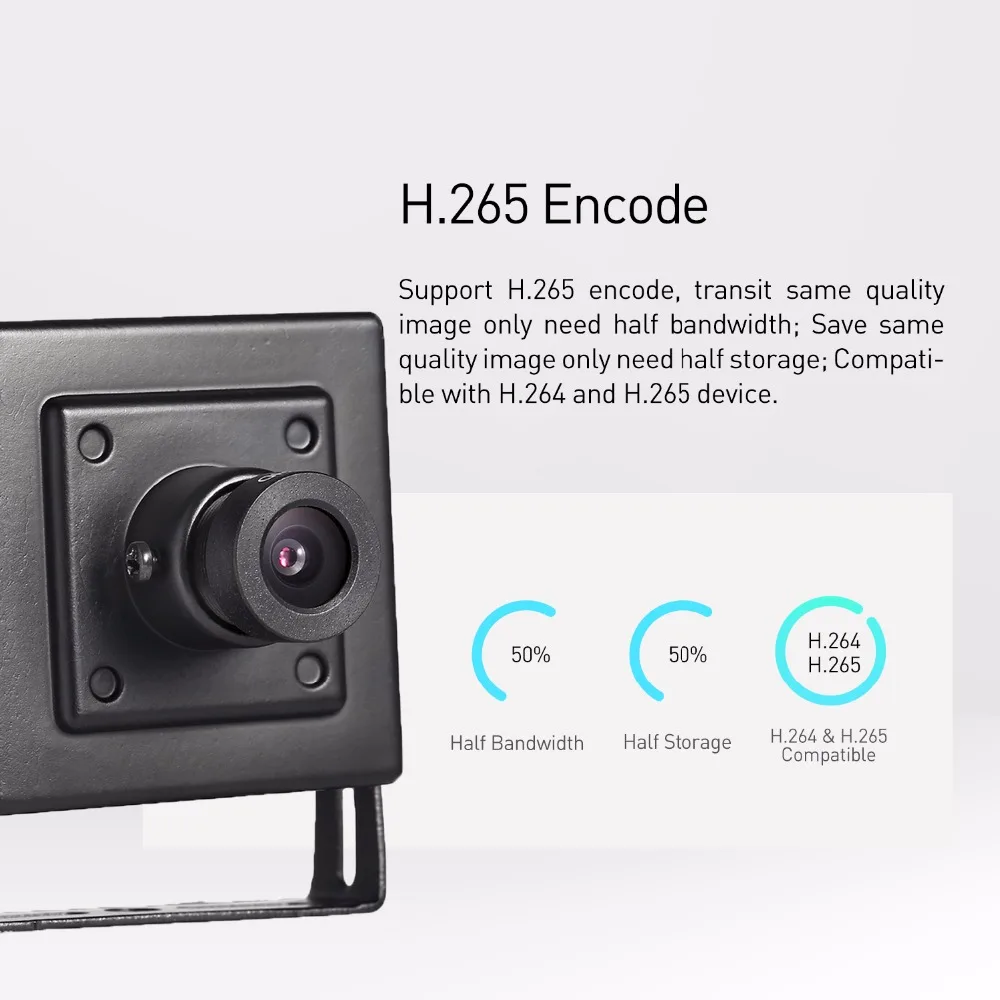 IP Camera Surveillance Camera Mini 4MP 5MP Indoor Metal