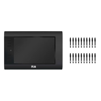 

Brand New GAOMON 860T 8 x 5 Inches Drawing Tablet USB Digital Tablet with 20 Replacement Nibs