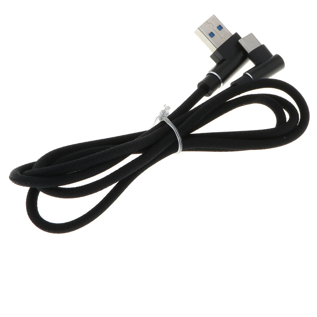 1m/3.3ft USB2.0 USB Type C 90 Degree USB Type C Cable mobile phone  Charger Angled Cable Adapter multi-port USB charger 