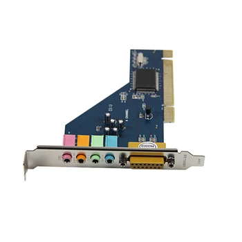 

NOYOKERE Hot Sale High Quality 4 Channel 8738 Chip 3D Audio Stereo PCI Sound Card for Win7 64 Bit