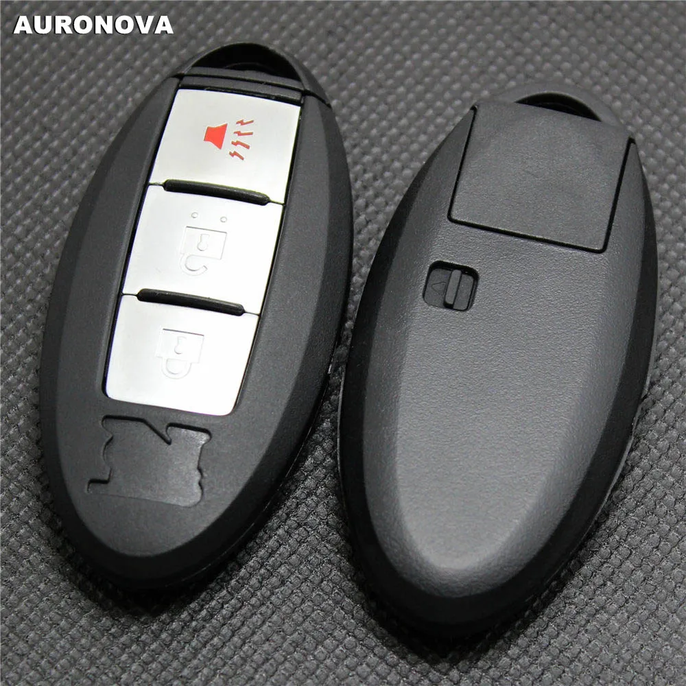 AURONOVA Новый чехол для ключа Nissan GTR Teana Sylphy Tiida Qashqai Morano 2 + 1 с боковым пазом|Заготовки