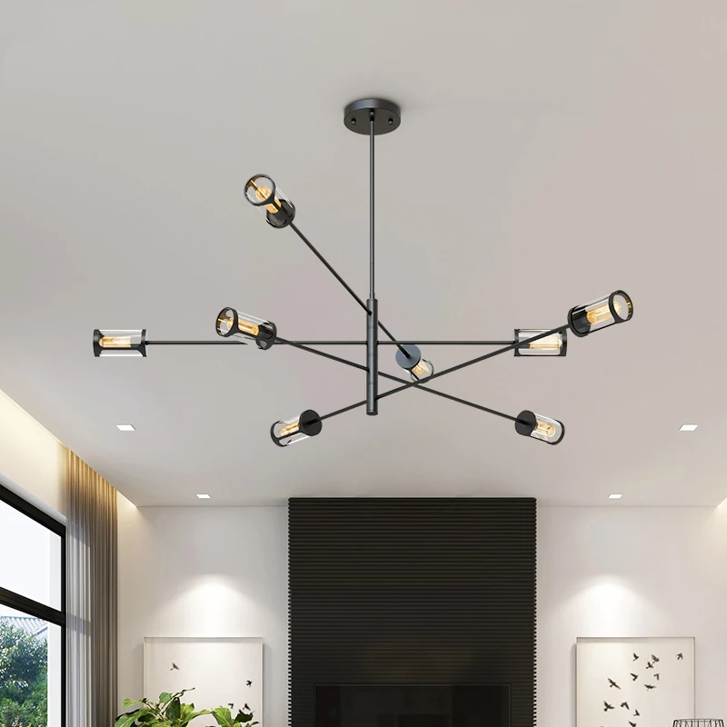 Us 106 4 20 Off Nordic Creative Glass Chandelier Lights For Living Room Bedroom Iron Led Pendant Lamp Decoration Light Suspension Modern Fixture In
