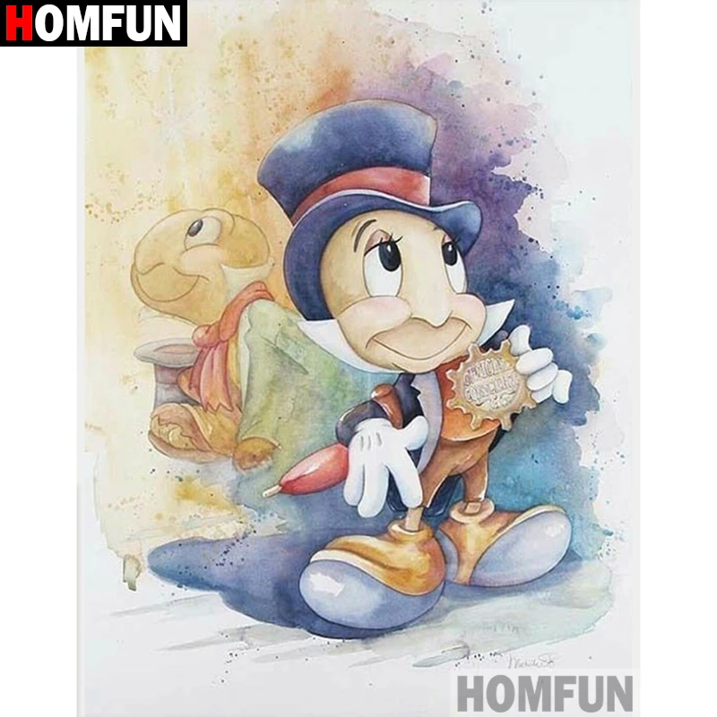 

HOMFUN Full Square/Round Drill 5D DIY Diamond Painting "Cartoon character" Embroidery Cross Stitch 5D Home Decor A01507