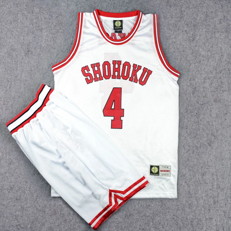 Горячая SLAM DUNK костюмы для косплея Акаги Такенори трикотаж Shohoku средней школы