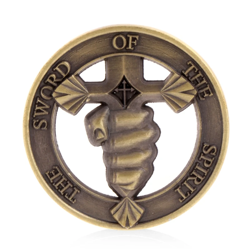 

Sword Of The Spirit Commemorative Challenge Coin Collection Souvenir Token Gift #15241#