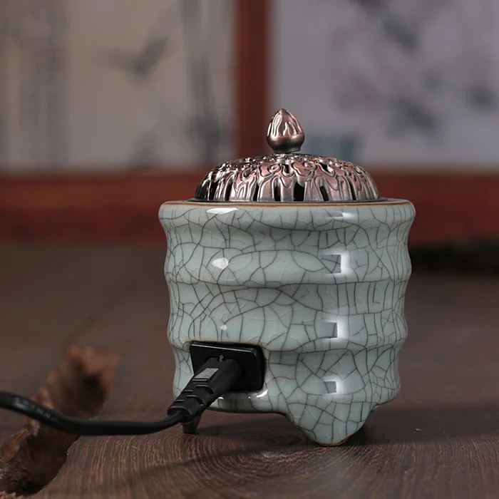 

Timing Electric Diffuser Wax Cubes Tart Burner Wax Warmer Essential oil burner Thermostatic Aromatherapy Essential oil Warmer