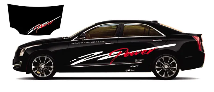 TAIYAO автомобильный Стайлинг, спортивный стикер для автомобиля Cadillac ATS ATS-V, автомобильные аксессуары и наклейки, авто стикер