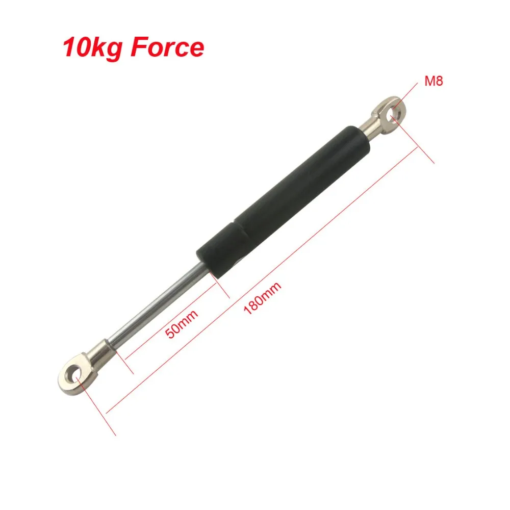 180mm Hole Pitch 50mm Stroke 10kg Force M8 Flat Head Size