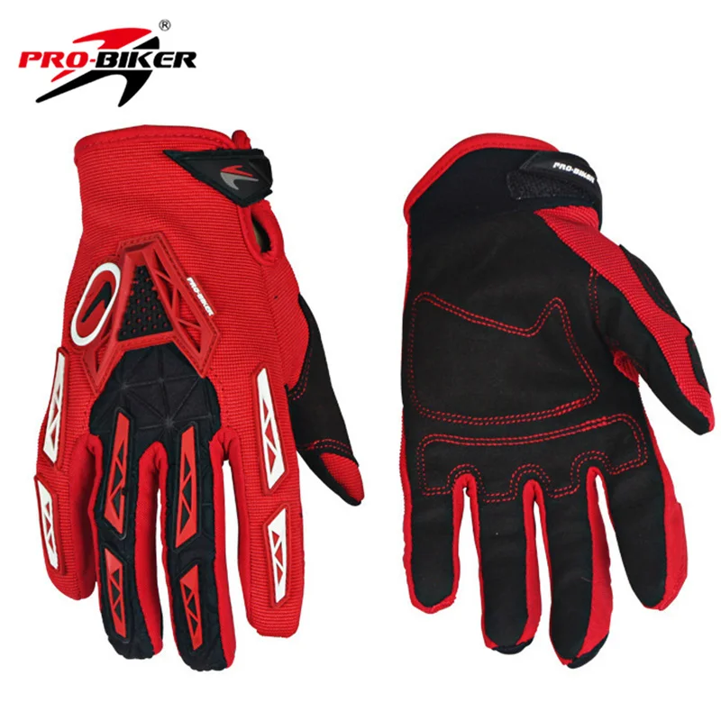 PRO-BIKER мужские и женские мотоциклетные гоночные перчатки Luvas дышащие рыцарские MTB велосипедные перчатки для мотокросса внедорожные перчатки для верховой езды - Цвет: 4